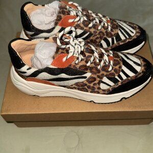 Fierce Animal Print Chunky Sneakers